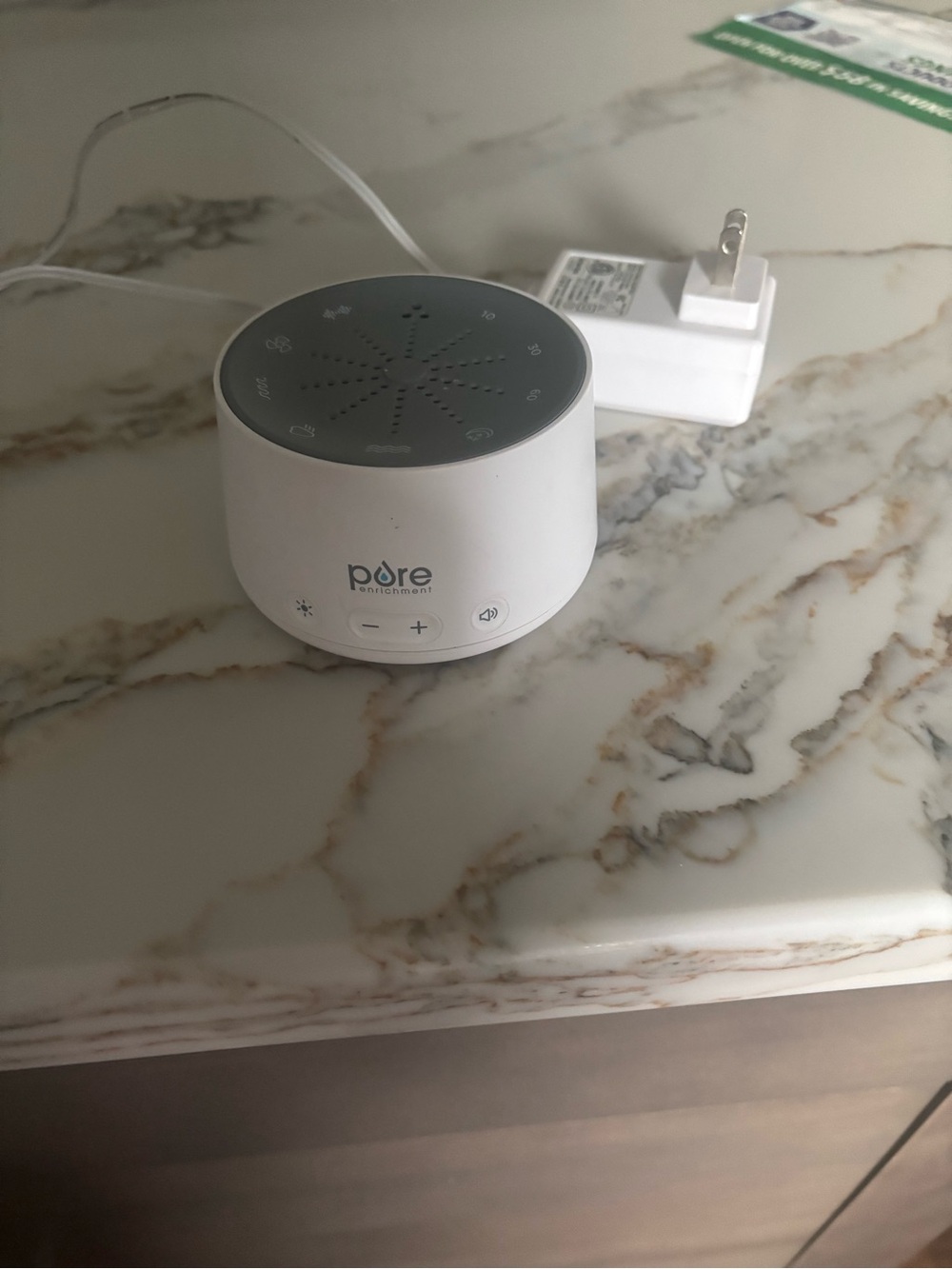 White Portable Sound Machine - White